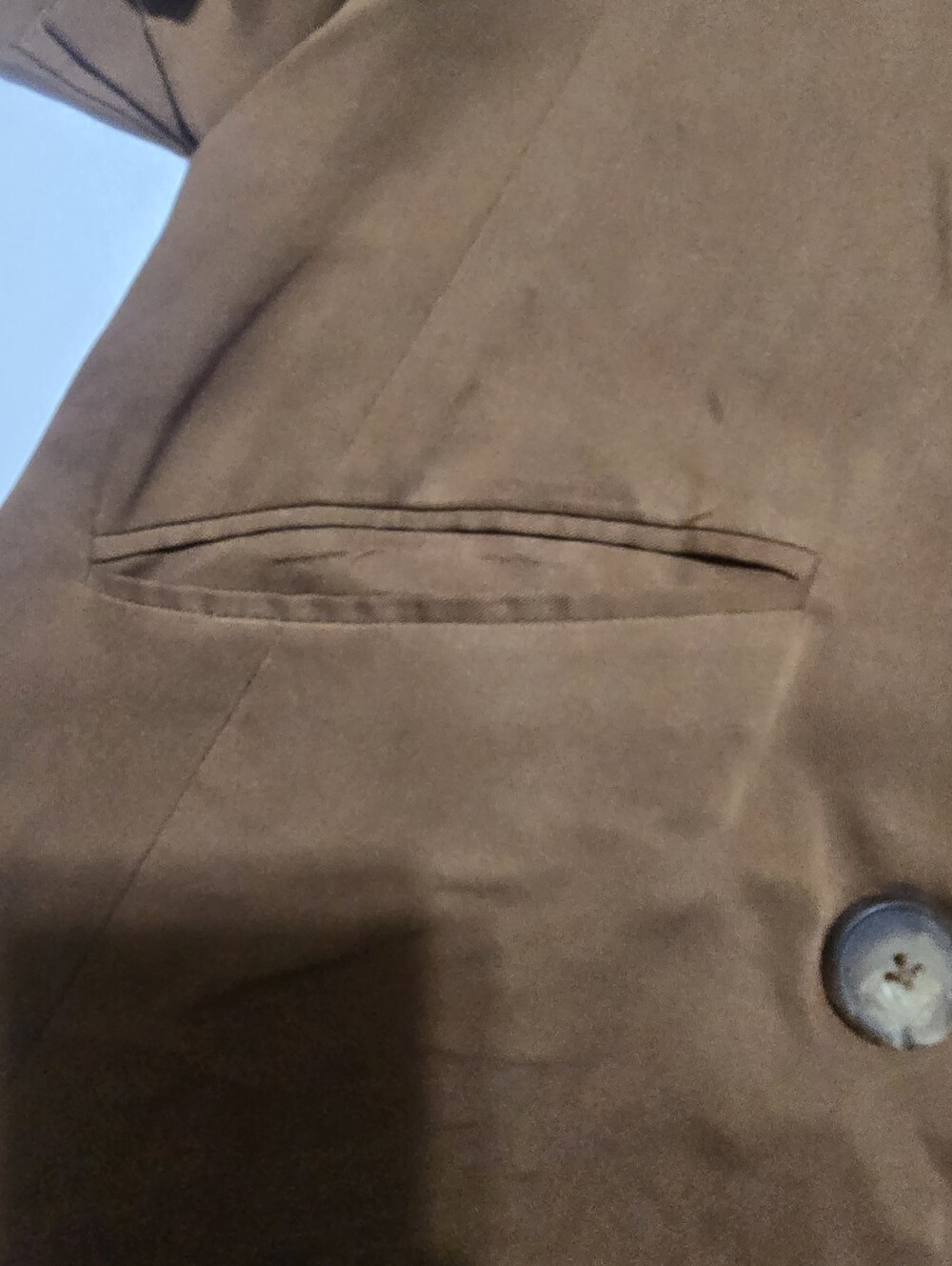 Veronica Beard Rupert Blazer Brown Lyocell 3/4 Sleeve Tailored Jacket Size 4 - Picture 7 of 14